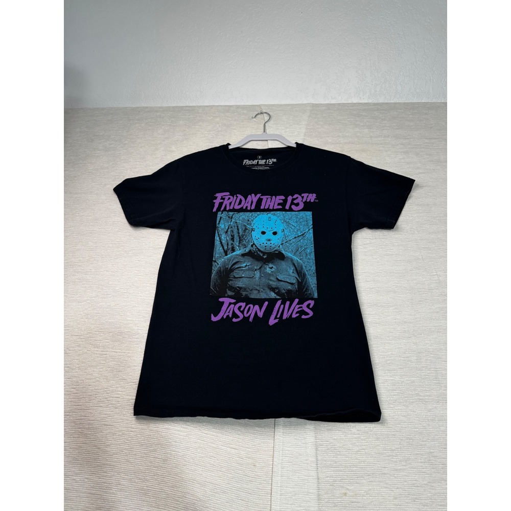 Ripple Junction Friday the 13th Jason Lives Graphic Tee Black Kids Small S